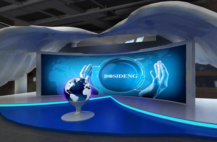 波司登企業(yè)展廳弧幕影院