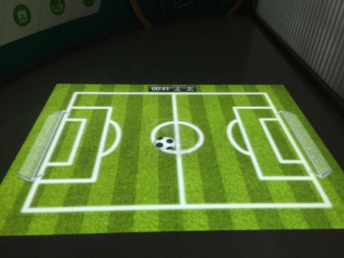 地面互動投影實拍圖