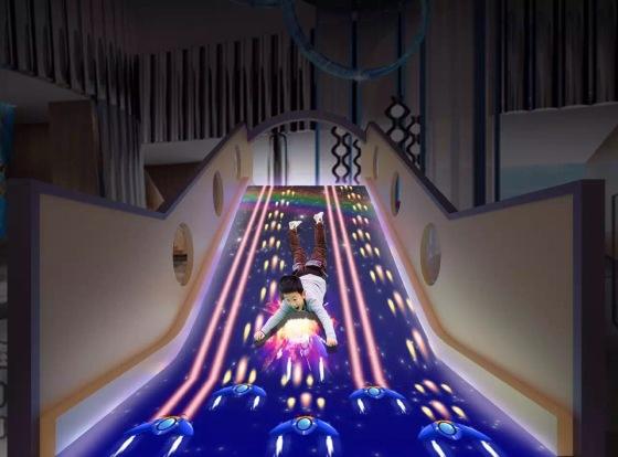 互動(dòng)投影滑梯